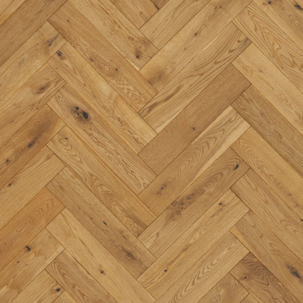 Aspect Bourbon Herringbone Brushed and UV Lacquered